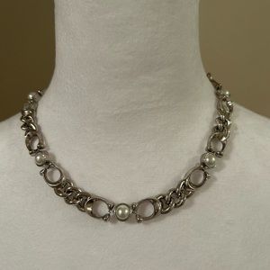 Coach Necklace w/ pearl accents